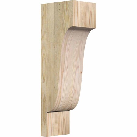 Ekena Millwork Newport Rough Sawn Corbel, Douglas Fir, 6"W x 8"D x 24"H COR06X08X24NEW00RDF